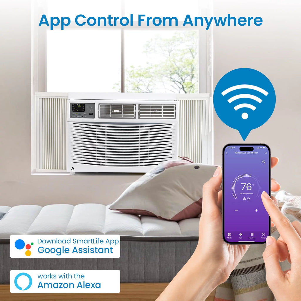 8000 BTU Smart Window Air Conditioner K29983