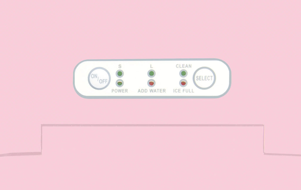 Portable Countertop Ice Maker Machine with Handle, Pink A448877