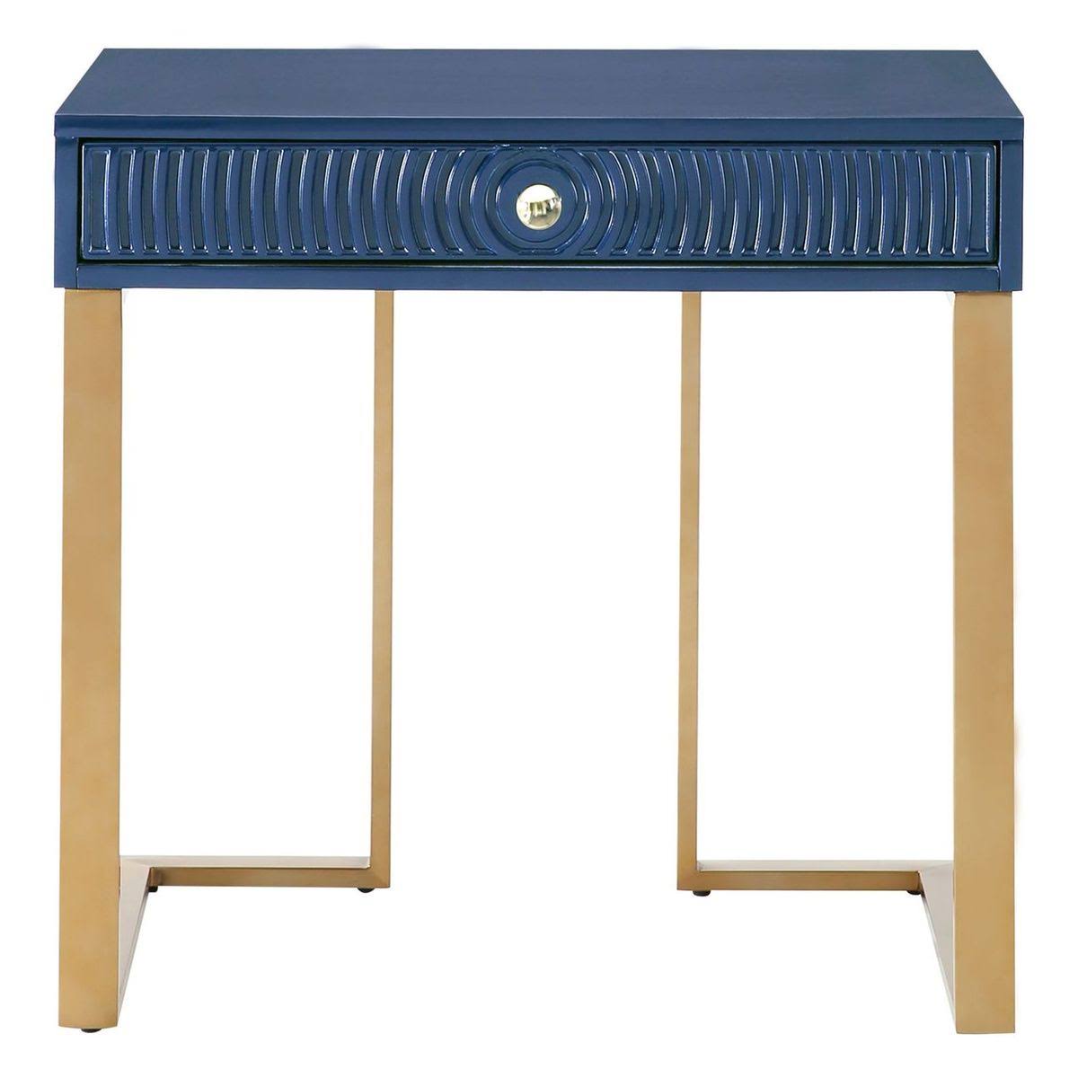 Blue Lacquer Side Table D928354