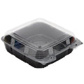 Black and Clear Hinged Take-Out Container 200/Case H7470