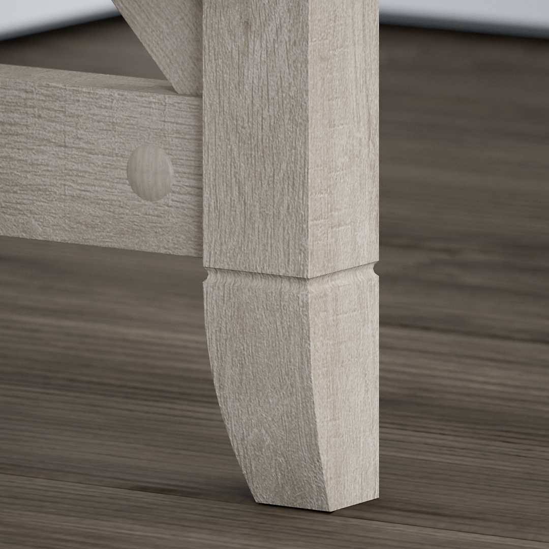 60W L Shaped Desk, Cape Cod Gray Q44738