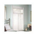 White 42x72 Faux Wood Cordless Blind L516221