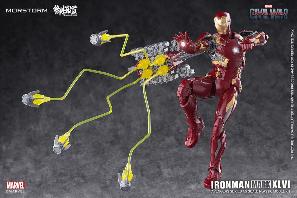 1/9 Scale Tony MK46 Action Figure Model Kits W802207