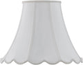 White Vertical Piped Scallop Bell Q816574
