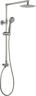 3-Setting Handheld Shower Combo with Slide Bar, 8 Shower Head, 2.5 GPM Brushed Nickel C103