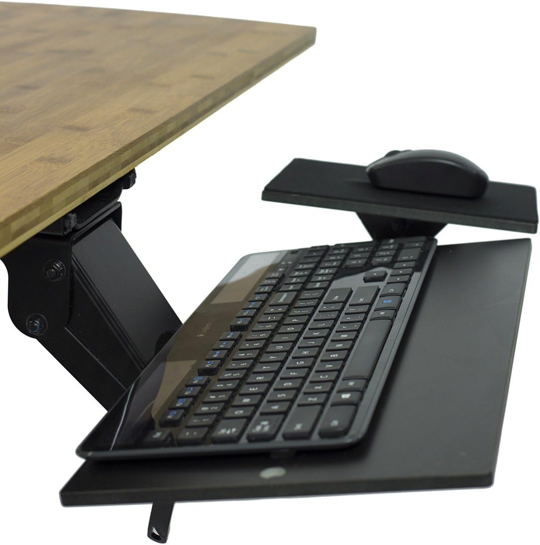 Black Adjustable Under-Desk Keyboard Tray T42635