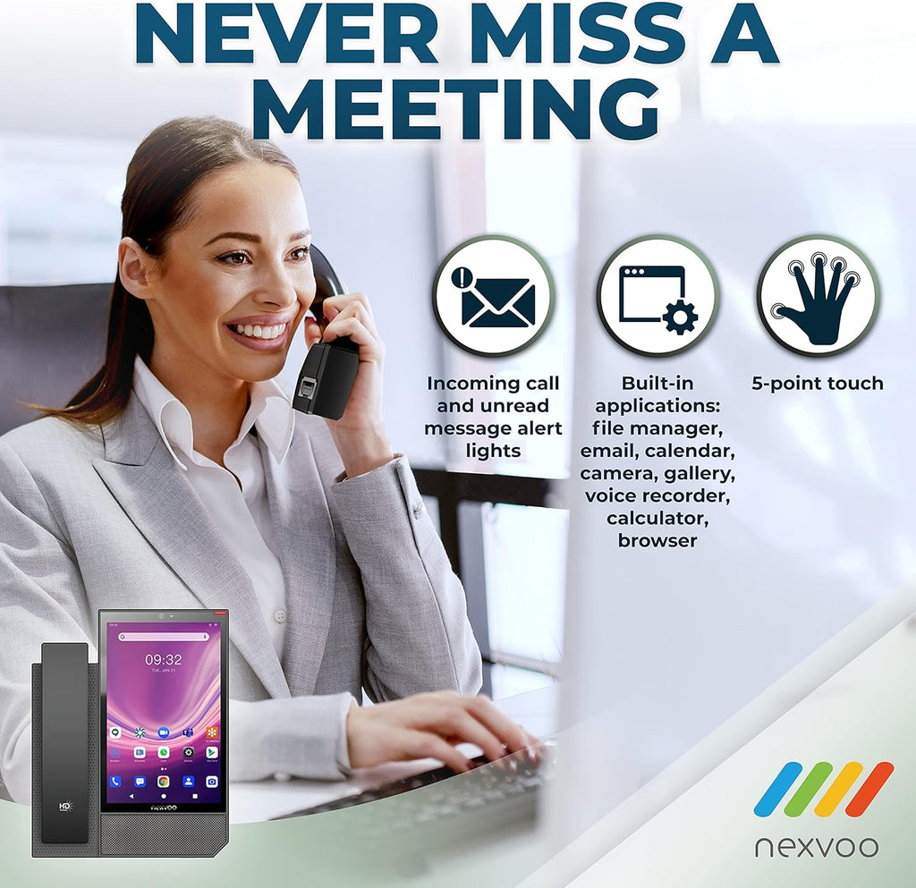 Executive Video Phone with 8-inch Display Screen Y1294