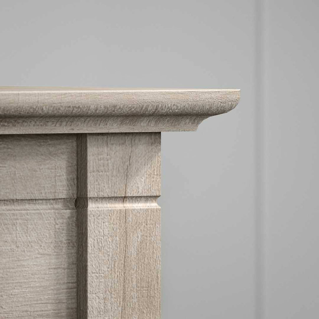 60W L Shaped Desk, Cape Cod Gray Q44738