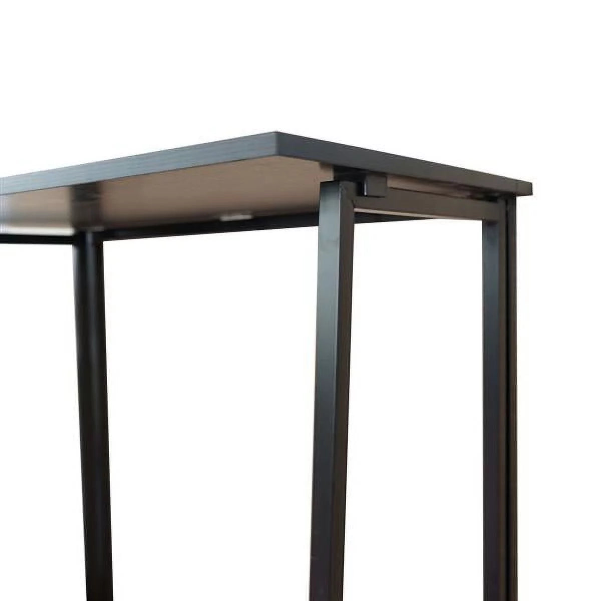 32" Black Folding Computer Desk Metal Frame A716569