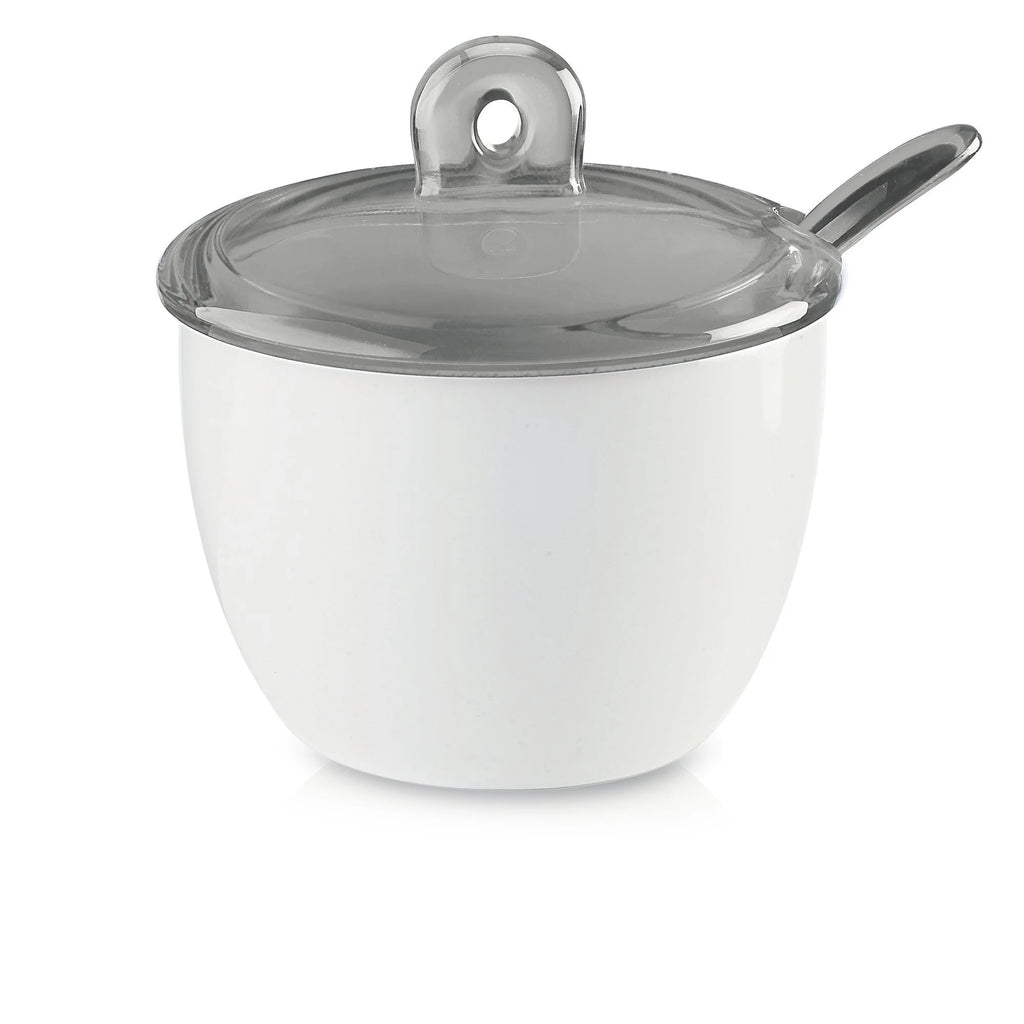 Sugar Bowl With Teaspoon Sky Grey N798438