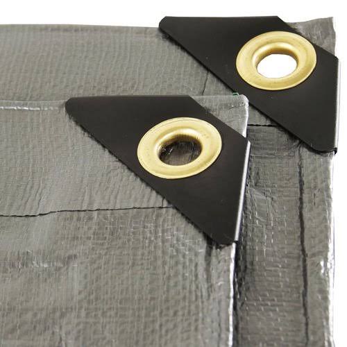 Silver 24x36 Heavy Duty UV Protected Canopy Sun Shade Boat Cover Tarp T19694