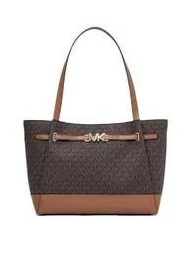 Brown Large Belted Tote R7029