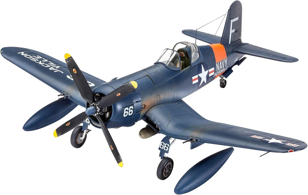 14.8 cm length 17.3 cm spanwidth F4U-4 Corsair Model Kit P480