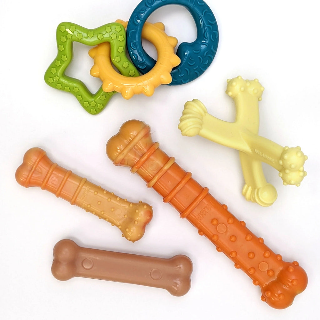 Bacon Teething Toy Rings for Dogs (1 Count) E95883
