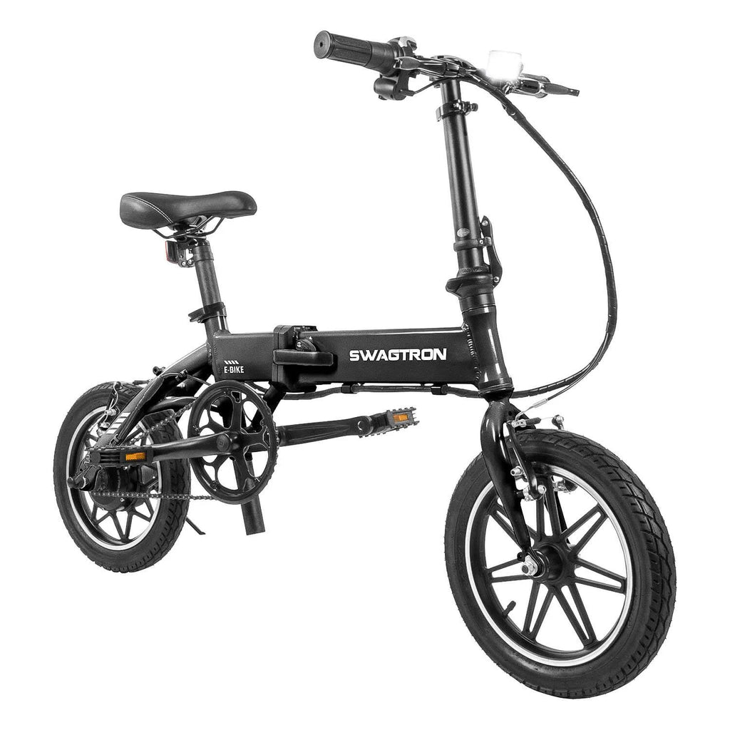 Lightweight Aluminum Folding eBike, White U59673