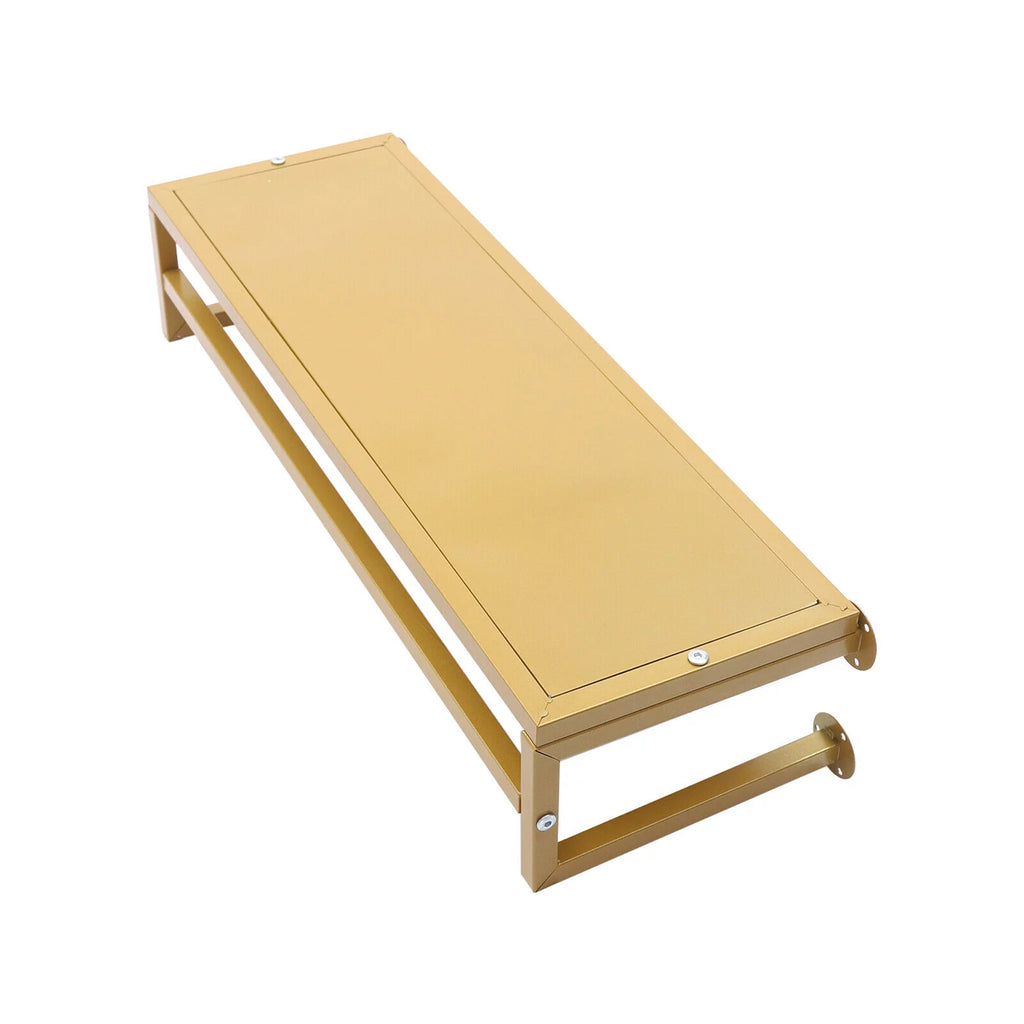Gold Vintage Wall Mounted Clothes Rod Rack G25159