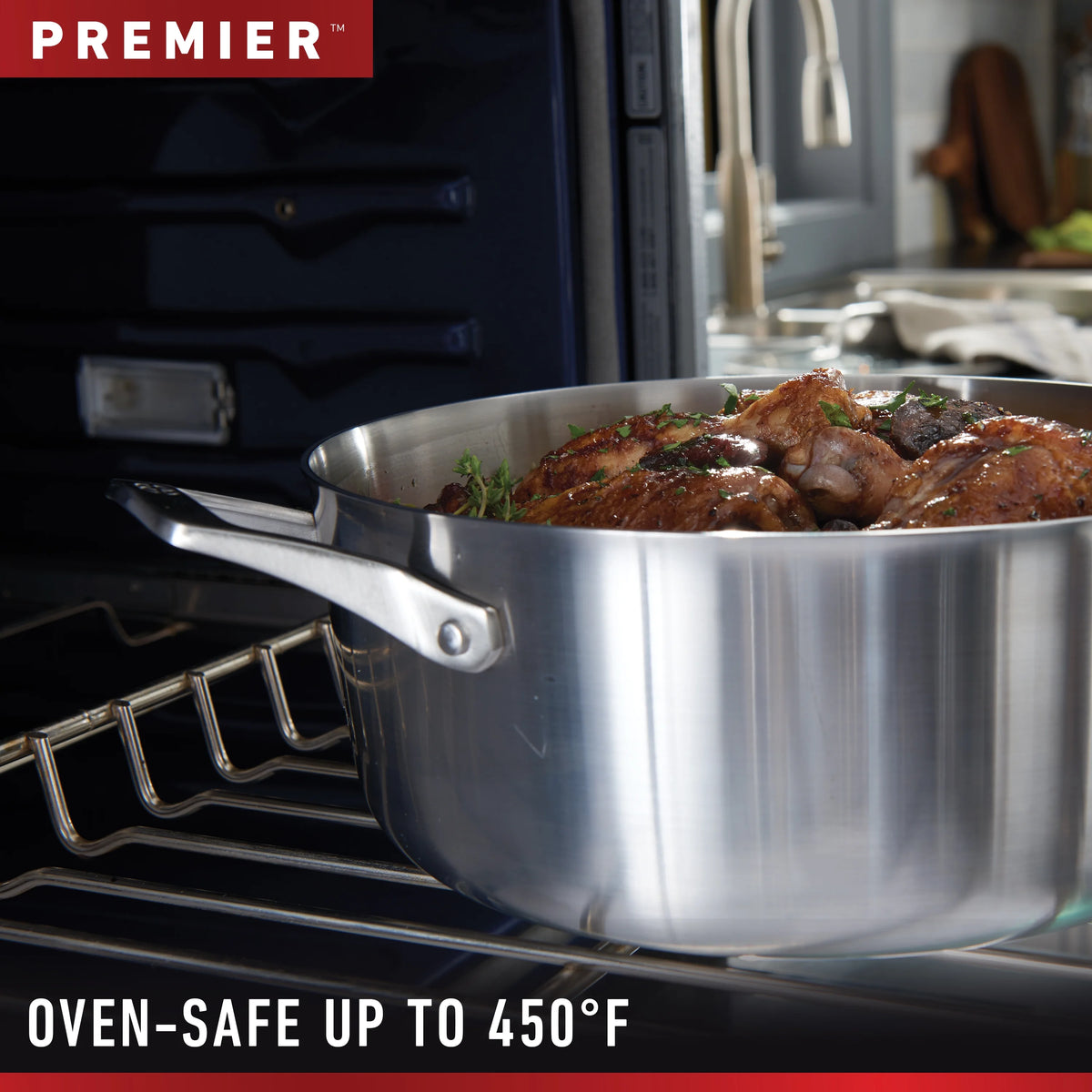 Stainless Steel 1.5-Quart Sauce Pan with Cover L78199