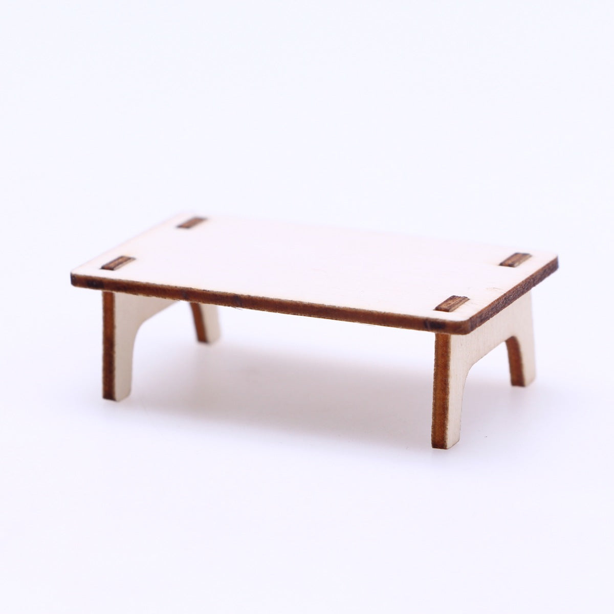 10pcs Mini Wooden Table Model Furniture Ornament B429