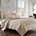 Taupe Full/Queen Coverlet W448