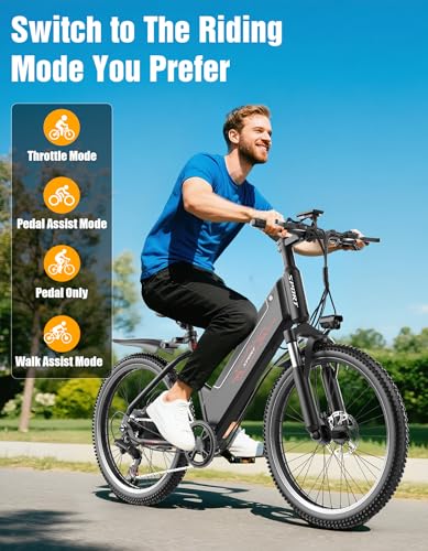 1500W 480Wh 26" 7-Speed Electric Mountain Bike S948086