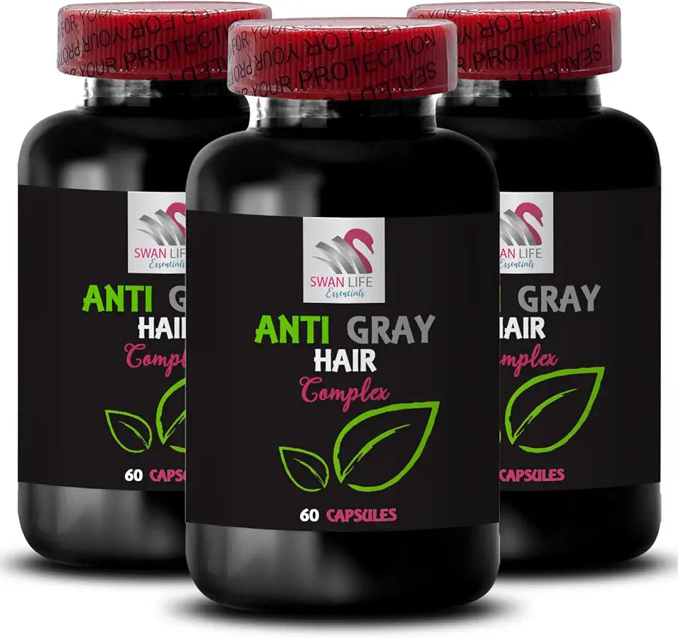 Gray Hair Supplement 180 Capsules U8641