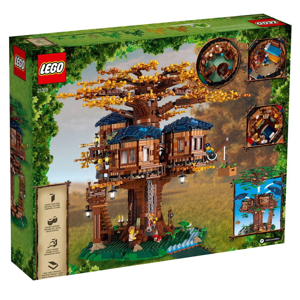 Tree House Model Construction Set with 3 Cabins K9777