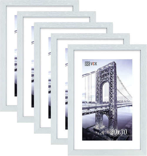 18x24 Poster Frame in Black with Polished Plexiglass Set of 5 S16483
