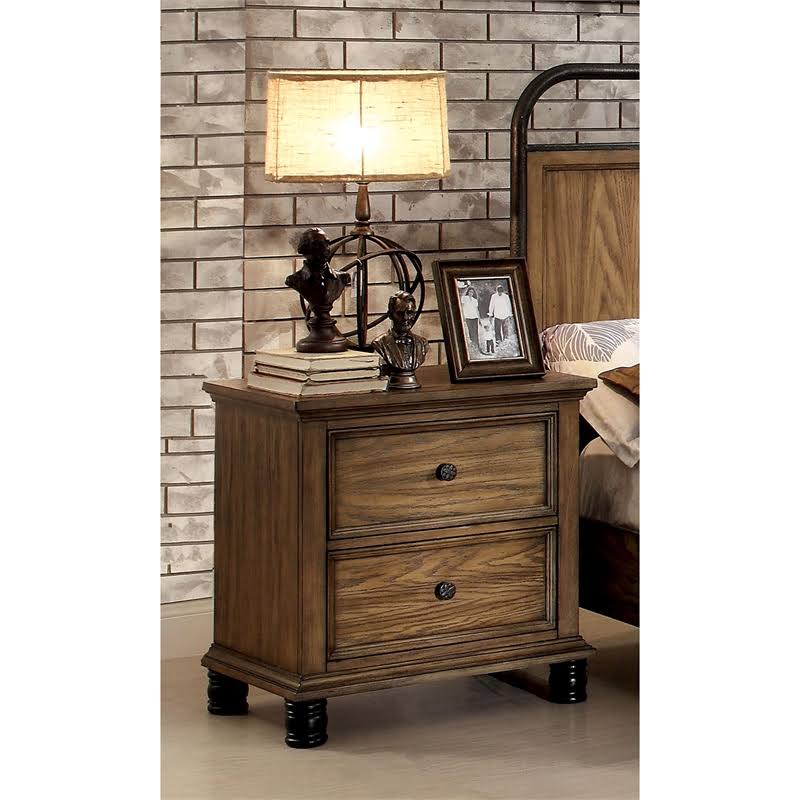2 Drawer Nightstand in Dark Oak Y767625