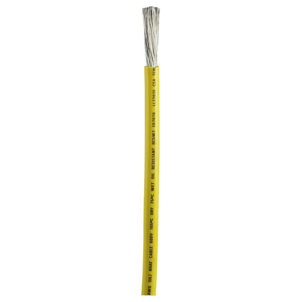 Yellow 2 AWG Battery Cable 100' D466432