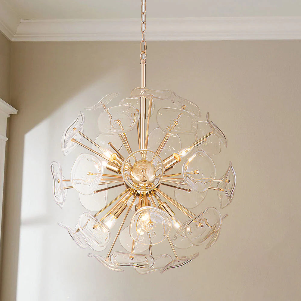 8-Light Dimmable Sputnik Sphere Chandelier E21855