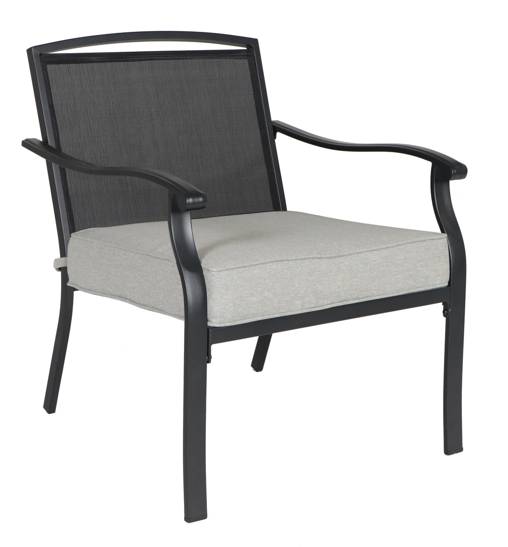 Gray 4 Piece Outdoor Patio Conversation Set S745090