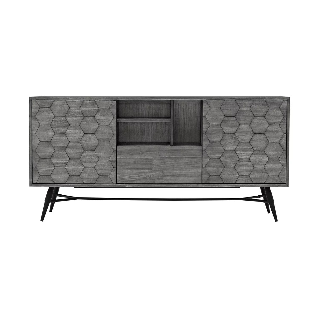 Acacia Wood Sideboard Buffet Z414589