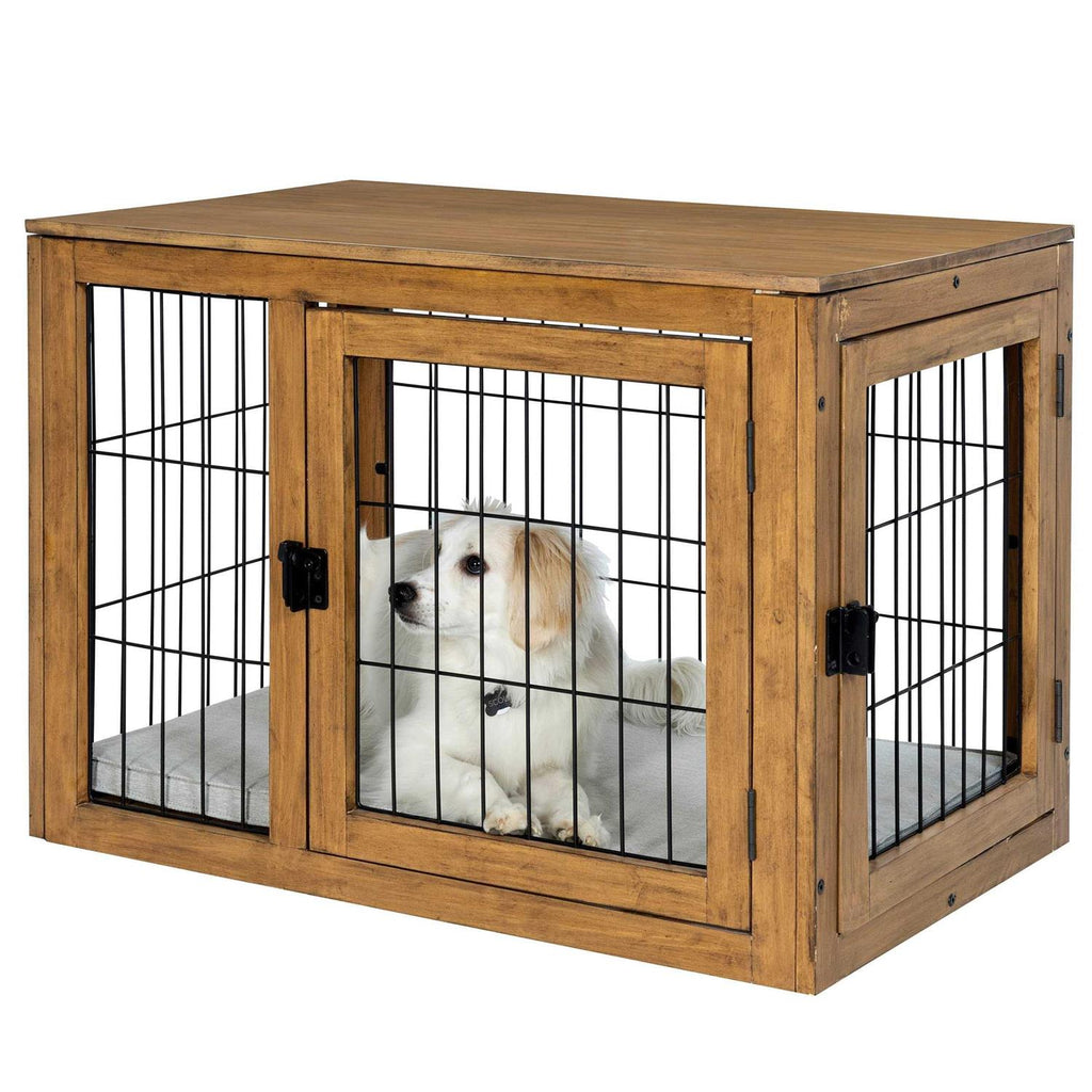 Furniture-Style Dog Crate with Double Doors O17292