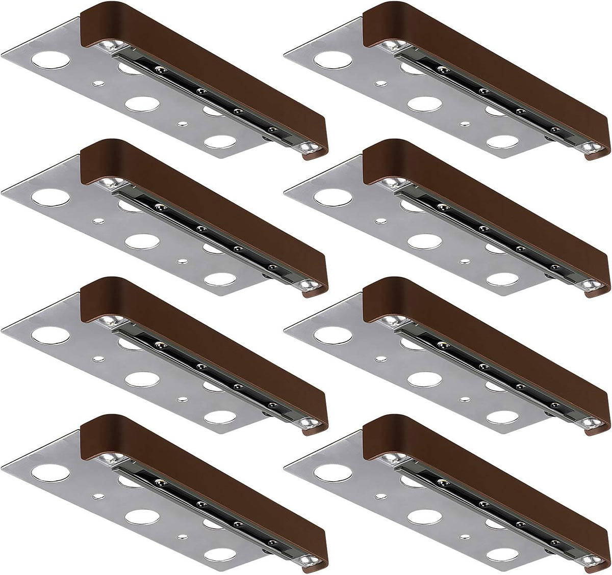 8-Pack 7 Inch LED Hardscape Lighting, 1.5W Outdoor Step Lights, 2700K Soft White W405949