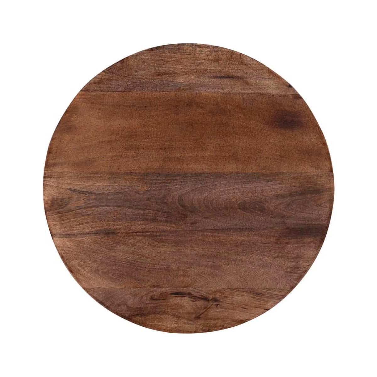 Metal and Wood Drum Table A71538