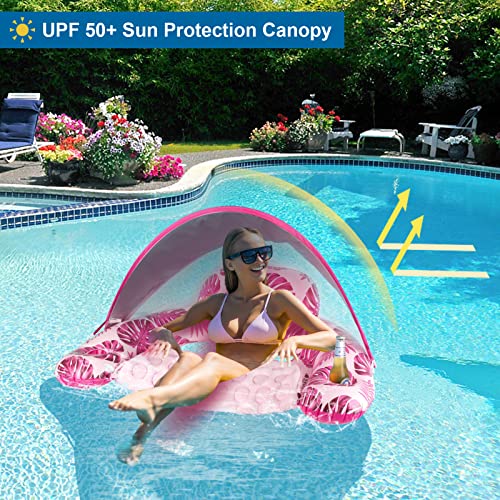 XL Pool Float with Canopy and Cup Holder C2224