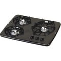 Black 3 Burner Drop-In Cooktop K197