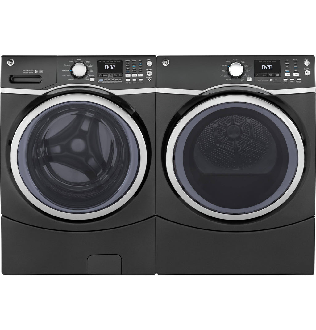 Gray Electric Dryer with Steam U7637