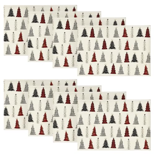 Green Christmas Placemats Set of 4 X59234