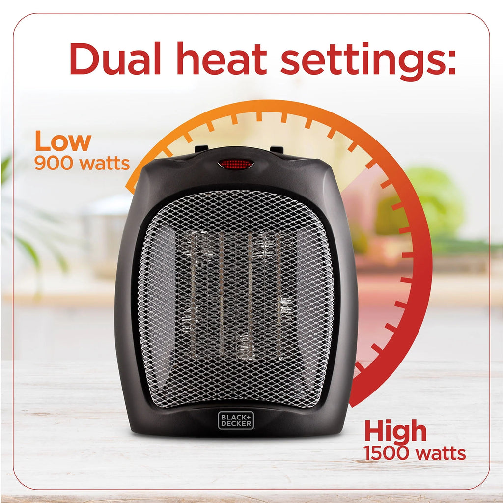 Ceramic 1500W Portable Space Heater E7435