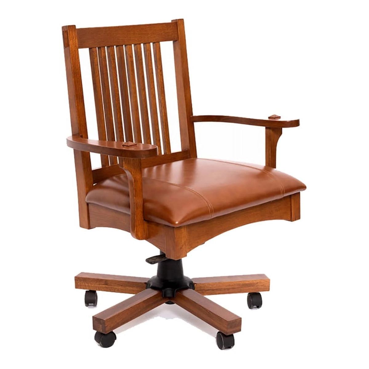 Wood Office Chair in Oak E8841