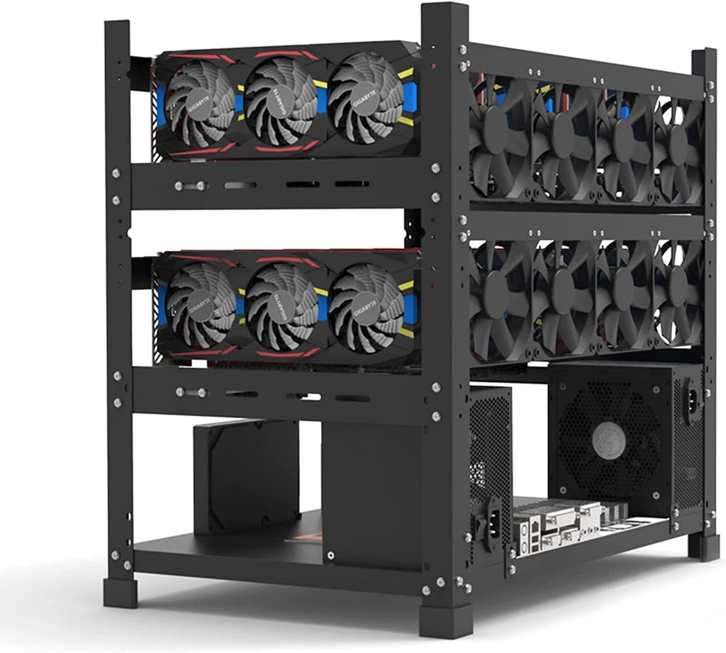 Mining Rig Frame for 12 GPU Open Mining Case Rack R90163