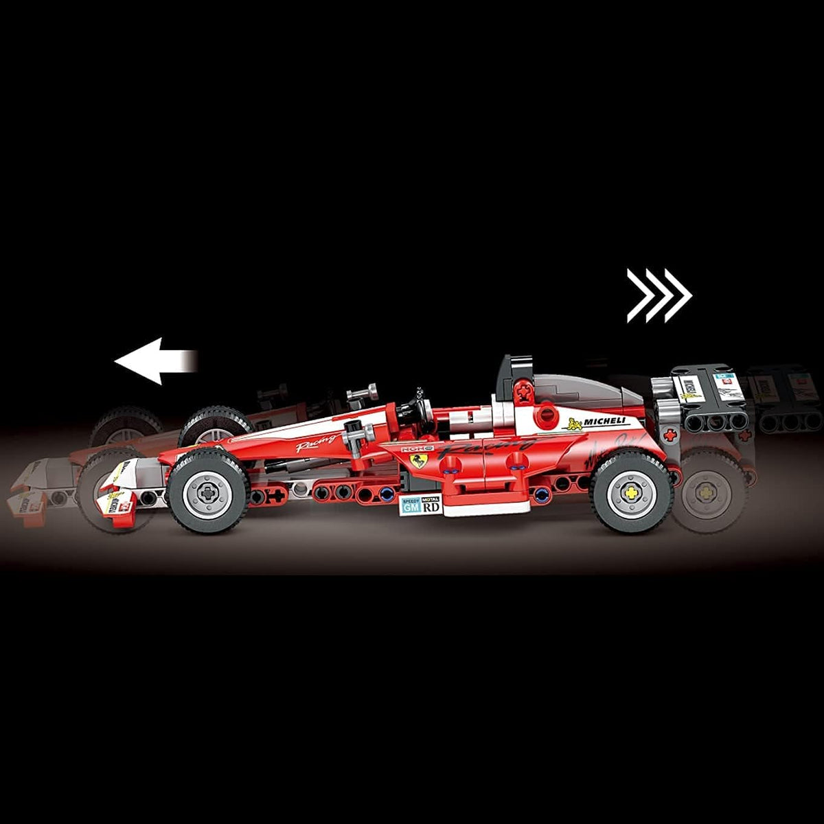 228 Pieces Building Pull Back Racecar Toys N370