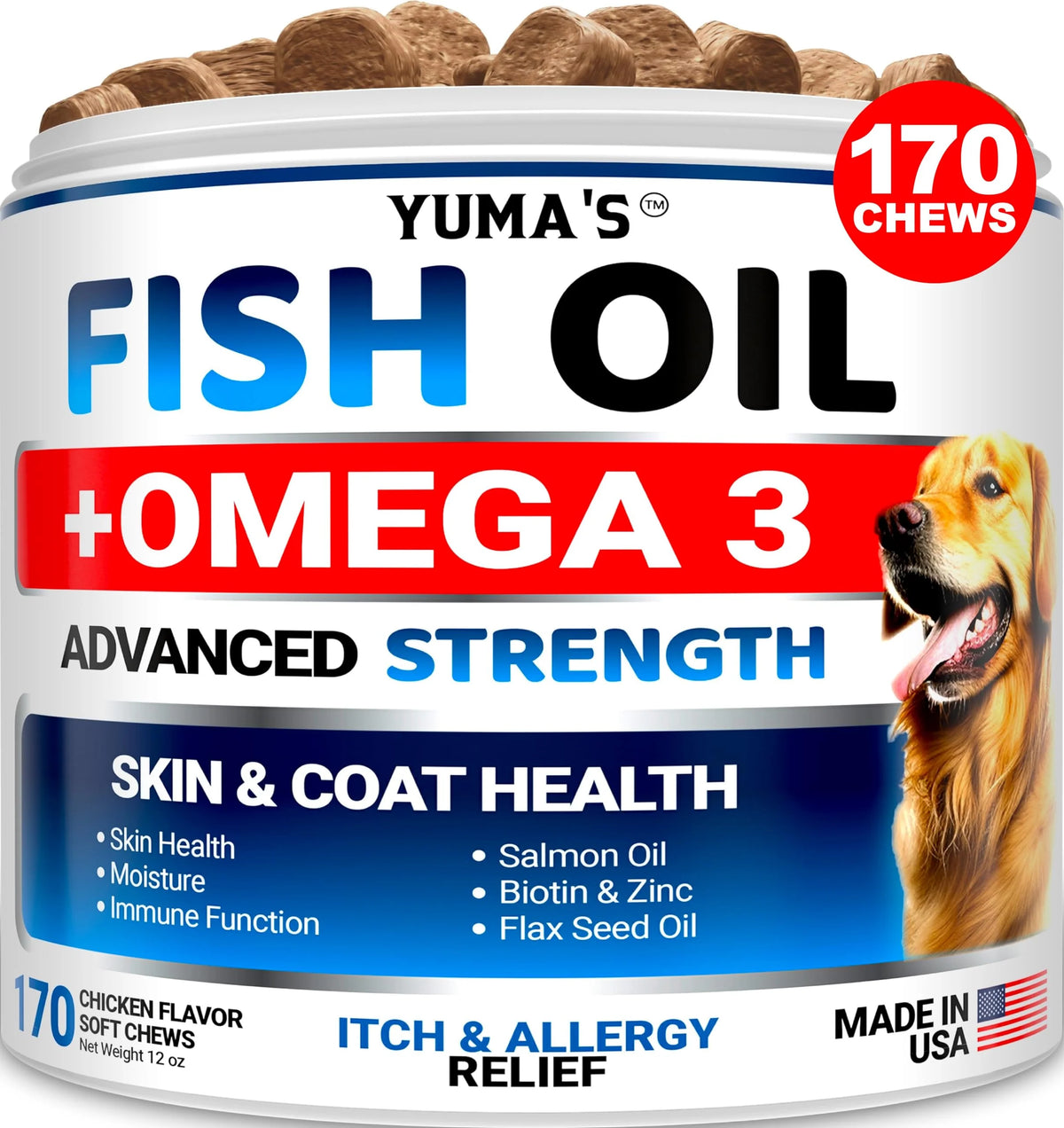 Omega 3 Fish Oil Chews for Dogs K6989