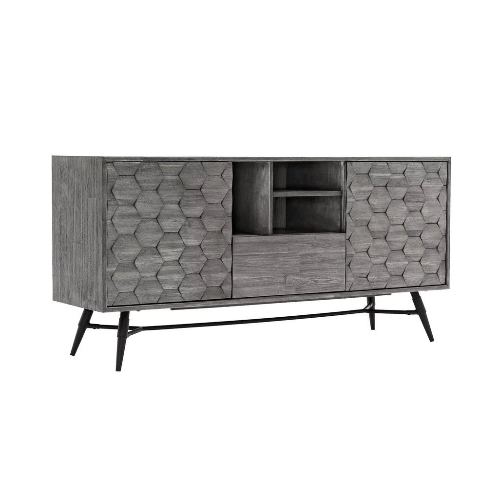 Acacia Wood Sideboard Buffet Z414589