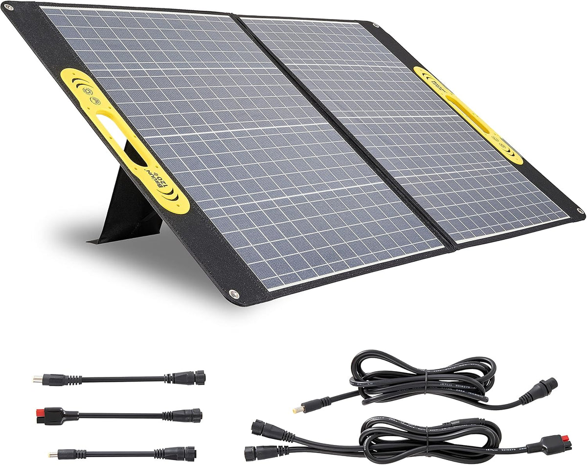 120W Portable Solar Panel with USB Type A and Type C Ports C219096