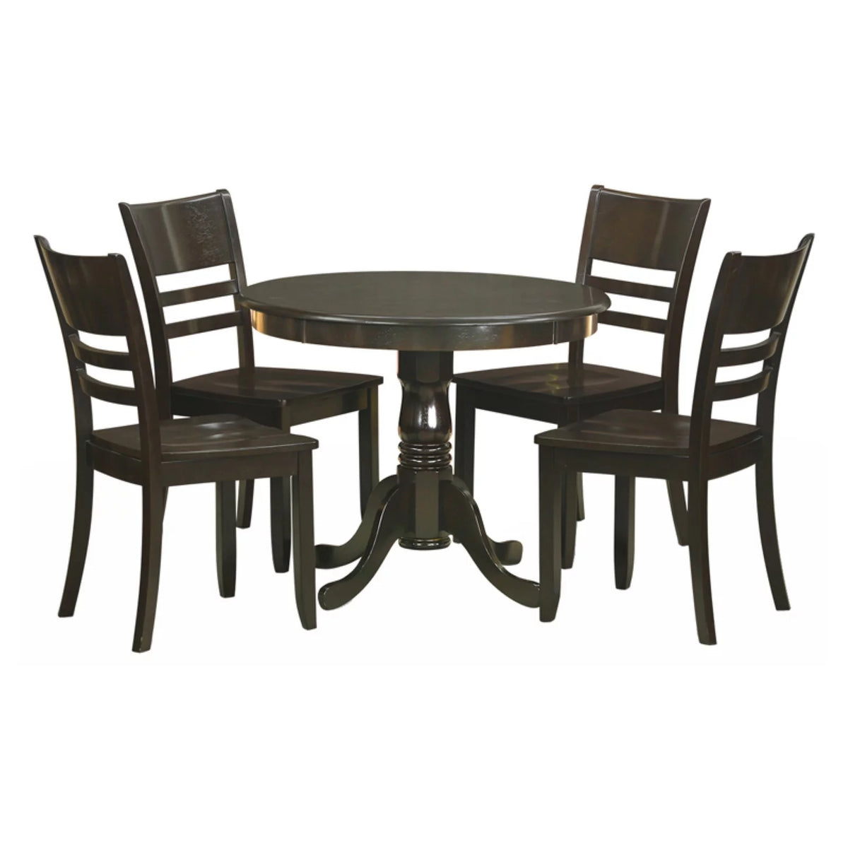 5 Piece Cappuccino Wood Kitchen Set K940
