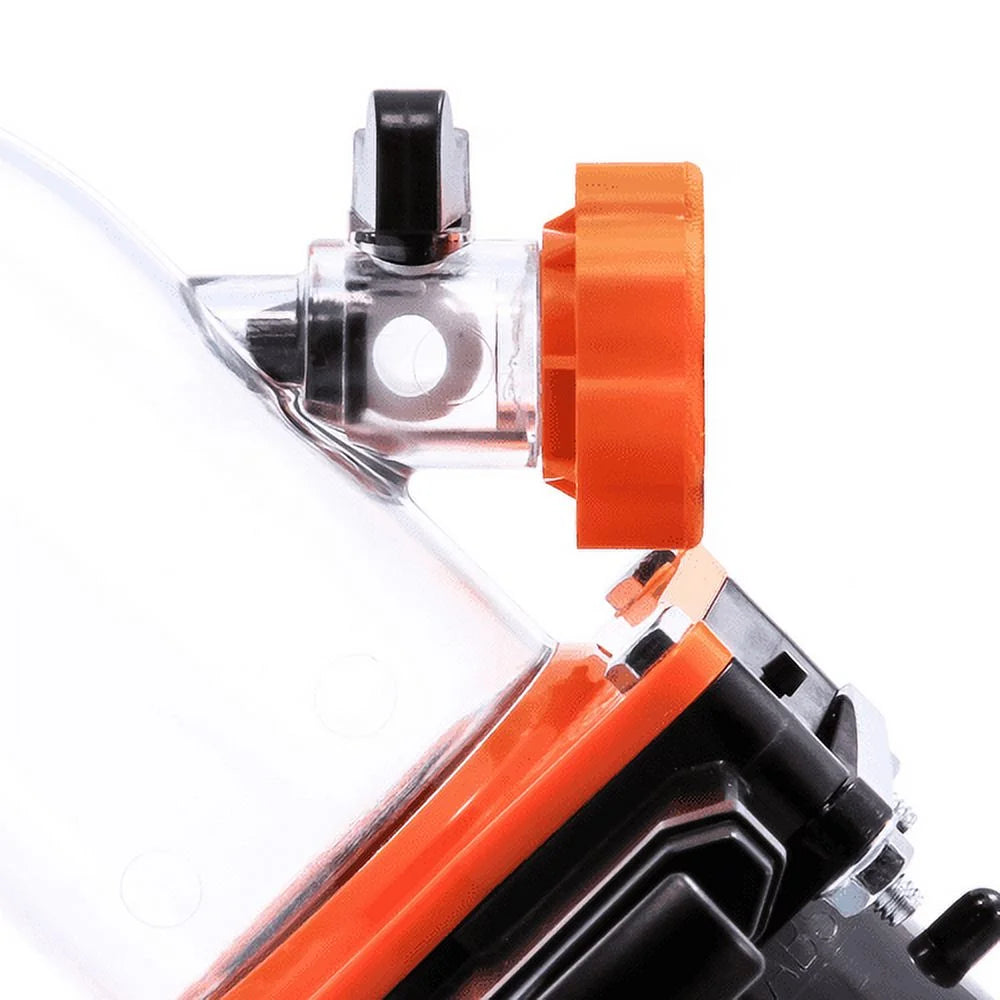 Camper/RV Tank Rinser with 45-Degree Angled Clear Elbow & Gate Valve G2521