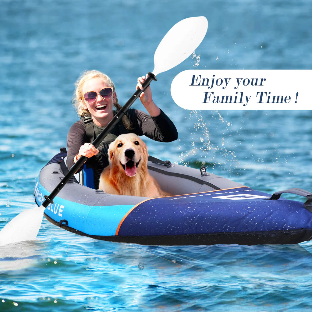 2 Person Inflatable Kayak Blue N916413