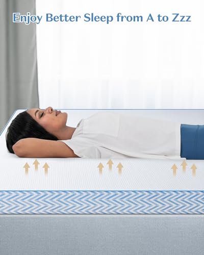 Firm 3 Inch Memory Foam Mattress Topper Full Size H27203